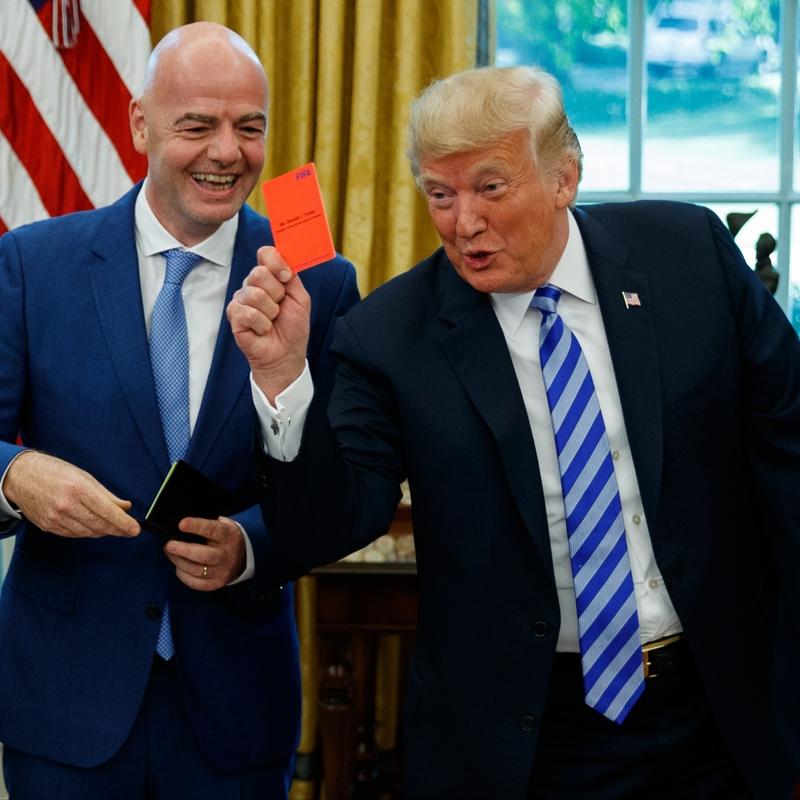 Infantino'dan Balogun a��klamas�! 'Trump'tan bir telefon ald�m'