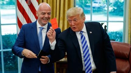 Infantino'dan Balogun a��klamas�! �Trump'tan bir telefon ald�m�