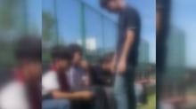 Arnavutk�y'de akran zorbal��� kamerada: Ac�mas�zca sald�rd�lar