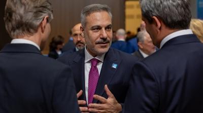 Bakan Fidan'dan NATO mesaisi: ��G ve Ukrayna Konseyi toplant�lar�na kat�ld�