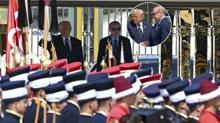 Ankara'da tarihi g�n... Ba�kan Erdo�an, Trump'� Be�tepe'de kar��lad�