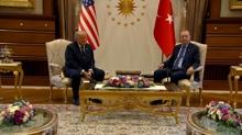 Be�tepe'de tarihi zirve... Ba�kan Erdo�an: Trump'�n burada olmas� bize g�� kat�yor