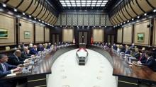 Ba�kan Erdo�an, ABD Ba�kan� Trump ile heyetler aras� g�r��meye ba�kanl�k etti