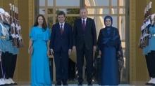 K�lliye'de NATO resepsiyonu... Erdo�an �ifti liderleri kar��l�yor