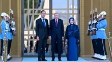 K�lliye'de NATO resepsiyonu... Erdo�an �ifti liderleri kar��l�yor