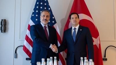 Bakan Fidan, ABD'li mevkida�� Rubio ile g�r��t�
