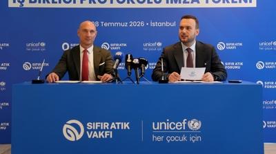 Sıfır Atık Vakfı ile UNICEF Türkiye arasında mutabakat zaptı