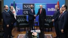 Ba�kan Erdo�an, Suriye Cumhurba�kan� �ara ile bir araya geldi