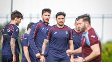 Trabzonspor, g�n� �ift antrenmanla kapatt�