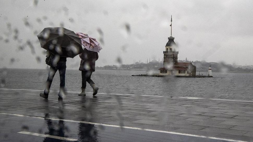 �stanbul'un Avrupa Yakas�'nda kuvvetli sa�anak bekleniyor