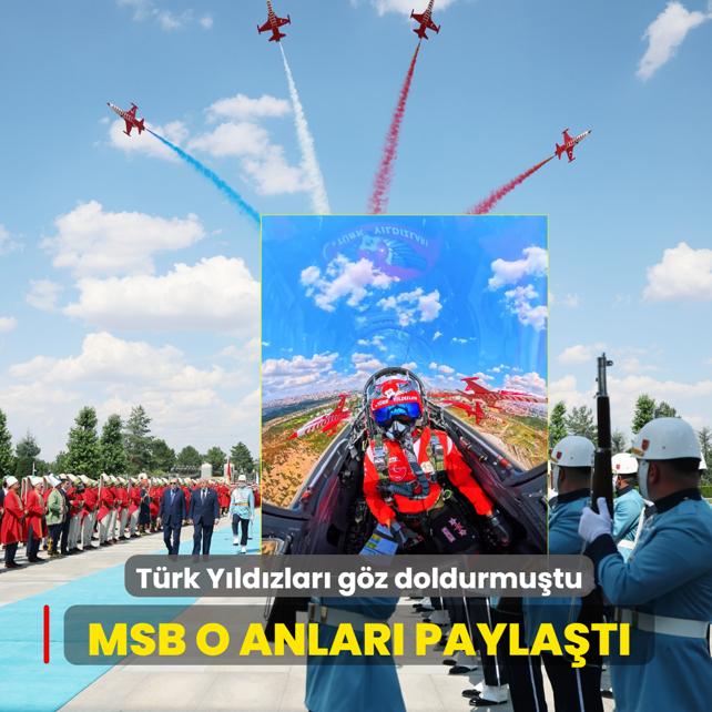 T�rk Y�ld�zlar� g�z doldurmu�tu: MSB o anlar� payla�t�