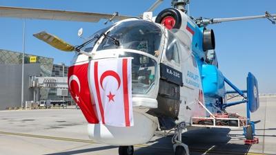 KKTC'nin yeşil mirasına Türkiye kalkanı! Yangın helikopteri tahsis edildi