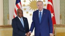 Ba�kan Erdo�an, Liberya Cumhurba�kan� Boakai ile g�r��t�