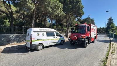 �sk�dar'da feci kaza: Forklift s�r�c�s� bah�eye u�tu