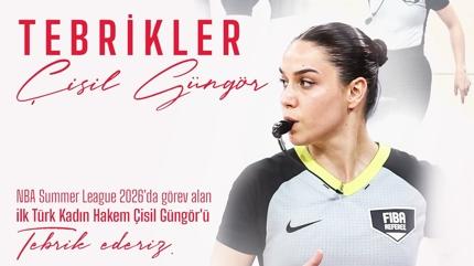 T�rk basketbol hakemi �isil G�ng�r NBA ma�� y�netti!