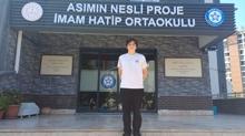 As�m�n Nesli �mam Hatip Ortaokulu'ndan tarihi ba�ar�: �lk T�rkiye birincisi
