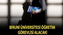 Biruni �niversitesi ��retim G�revlisi alacak!