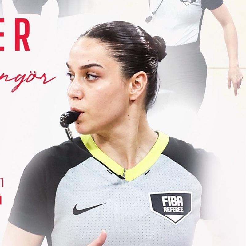 T�rk basketbol hakemi �isil G�ng�r NBA ma�� y�netti!