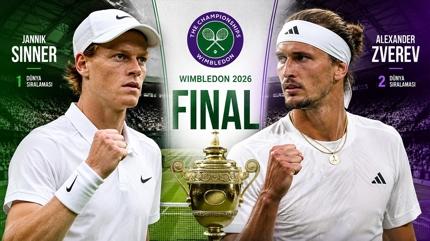 Jannik Sinner-Alexander Zverev ma�� ne zaman, saat ka�ta ve hangi kanalda? 2026 Wimbledon Finali�