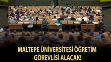 Maltepe �niversitesi ��retim G�revlisi alacak!
