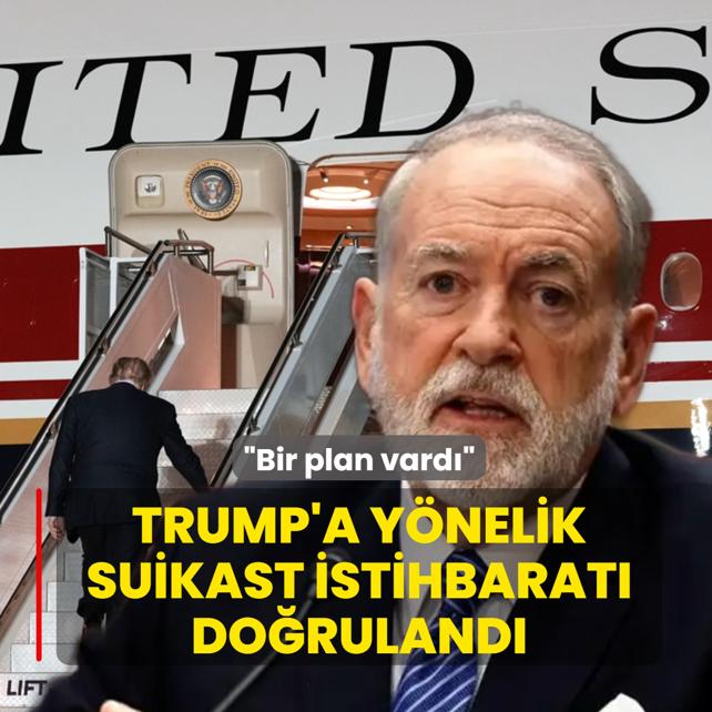 Trump'a y�nelik suikast istihbarat� do�ruland�: Bir plan vard�