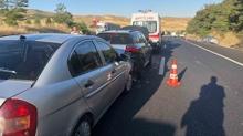 Bilecik'te zincirleme kaza! 2 �ocuk yaraland�