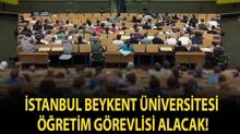 �stanbul Beykent �niversitesi ��retim G�revlisi alacak!