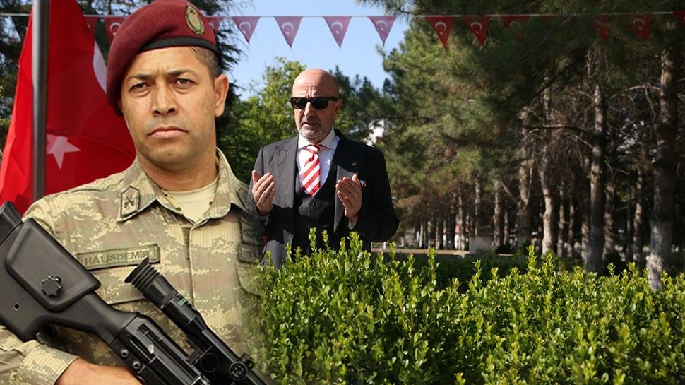 Korgeneral Aksakallı, Ömer Halisdemir'in kabrine gitti: O gece kefenini giyerek ihanete 'dur' dedi