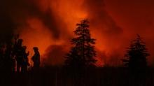 Ankara'da bo� arazide paletler alev ald�