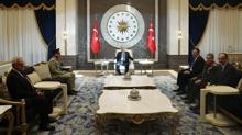 Ba�kan Erdo�an, Pakistan Savunma Kuvvetleri Komutan� Mare�al Munir'i kabul etti