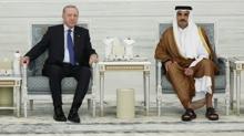 Ba�kan Erdo�an'dan Katar Emiri'ne taziye ziyareti