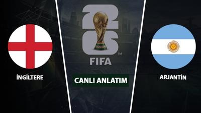 CANLI: �ngiltere - Arjantin