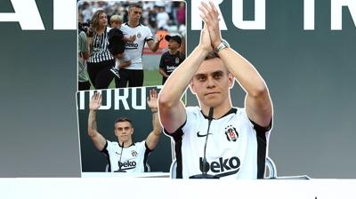 �mza t�reni d�zenlendi! Be�ikta� taraftar� Leandro Trossard'a kavu�tu