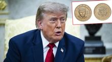 Trump portreli �alt�n 1 dolar'