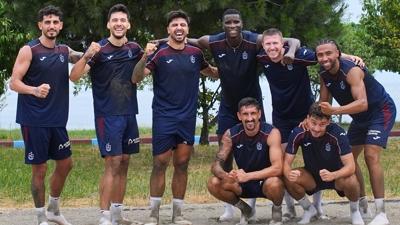 Trabzonspor'dan kumda antrenman