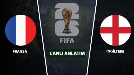 CANLI: Fransa - �ngiltere