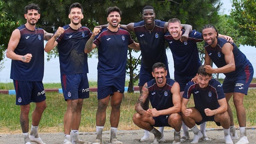 Trabzonspor'dan kumda antrenman
