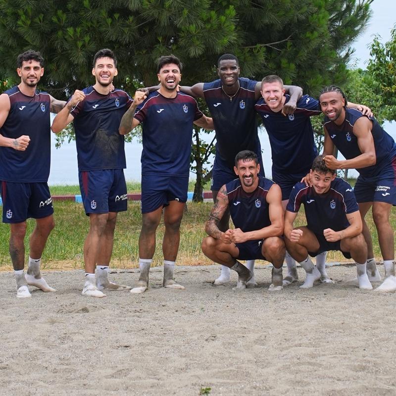 Trabzonspor'dan kumda antrenman