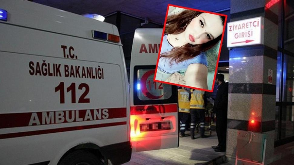 Evinin �n�nde bay�ld�, hastane yolunda �ld�