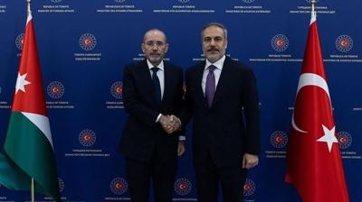Bakan Fidan, Ürdünlü mevkidaşı Safadi ile görüştü