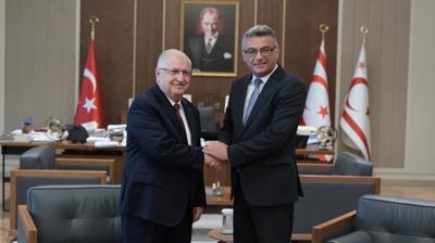 Cumhurbaşkanı Erhürman, Bakan Güler'i kabul etti