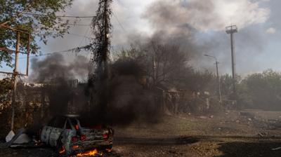 Rusya'dan Ukrayna'ya hava bombardımanı! Çok sayıda patlama sesi duyuldu