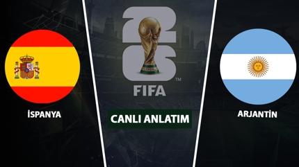 CANLI: �spanya - Arjantin