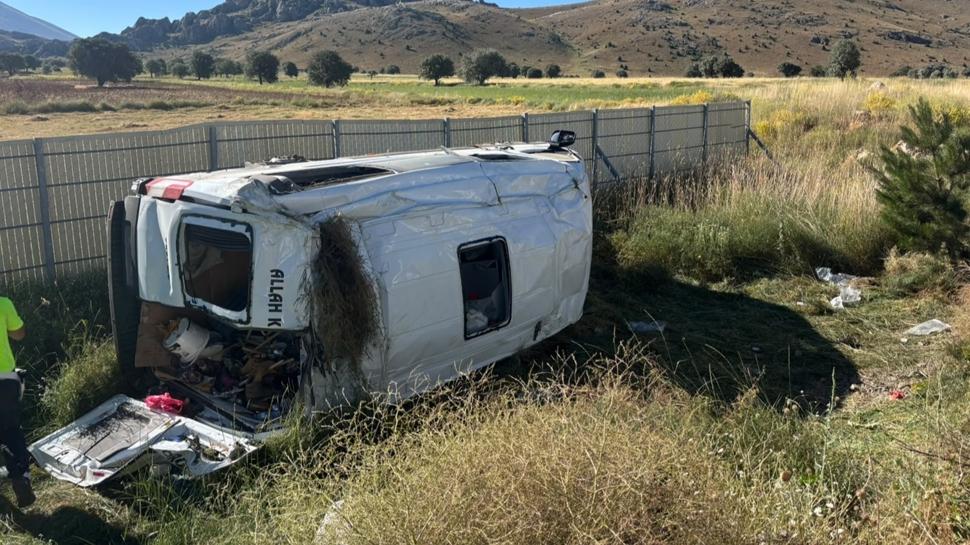 Kahramanmaraş'ta feci kaza! İşçi servisi devrildi: 19 yaralı