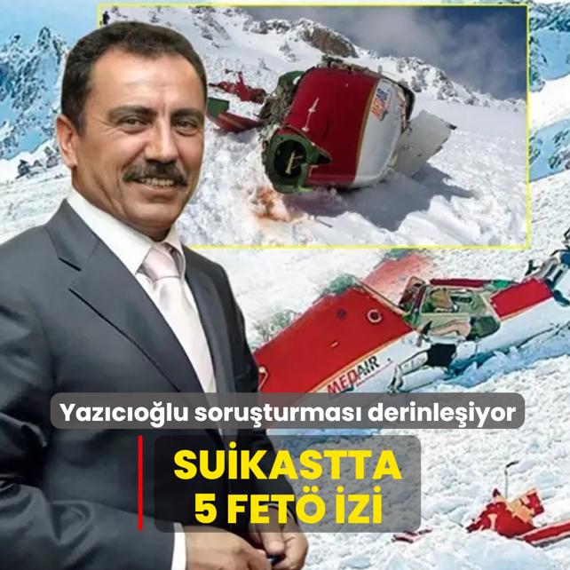 Suikastta 5 FETÖ izi