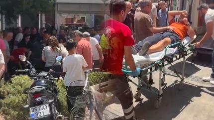 �zmir'in g�be�inde silahl� sald�r�: Sald�rgan ka�arken polise enselendi