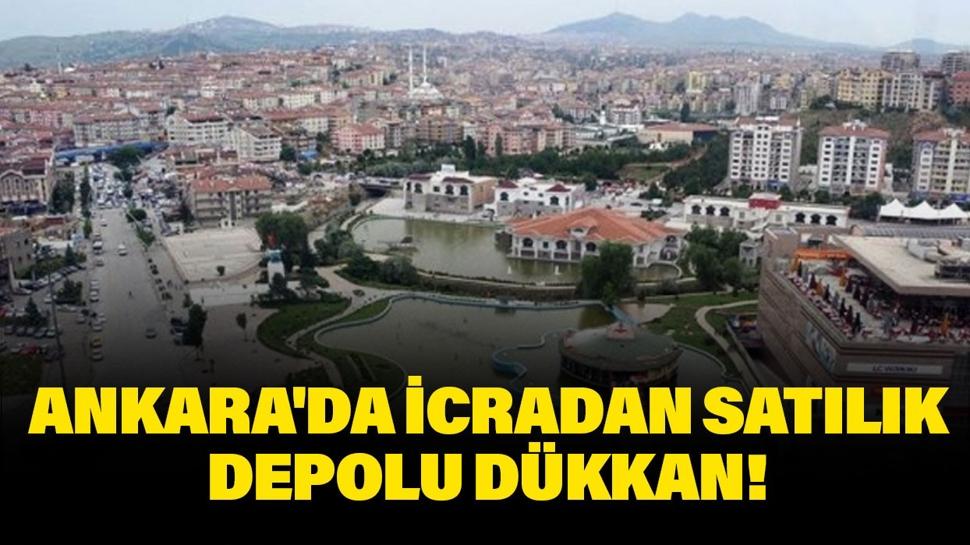Ankara Keçiören'de icradan satılık depolu dükkan!