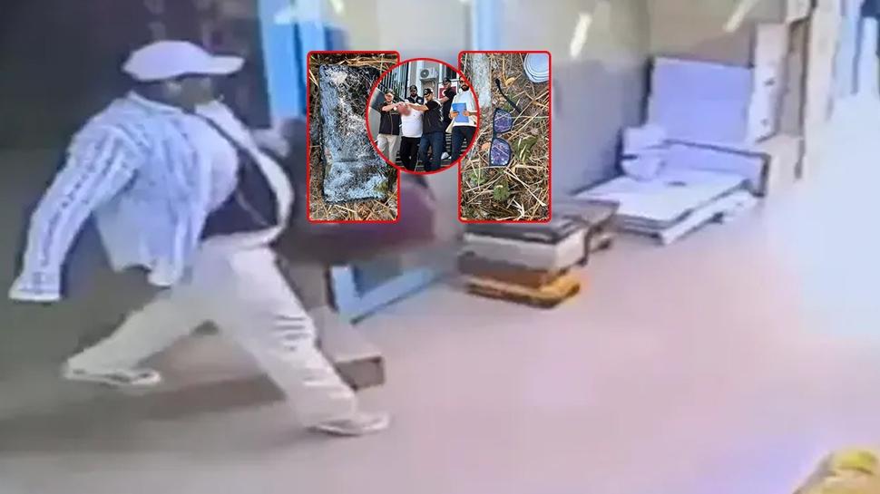 Filmleri aratmayan soygun: Kafasında perukla altın vurgunu