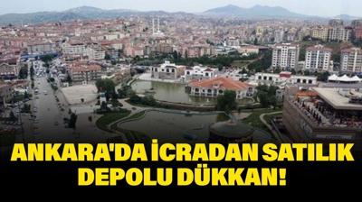 Ankara Keçiören'de icradan satılık depolu dükkan!