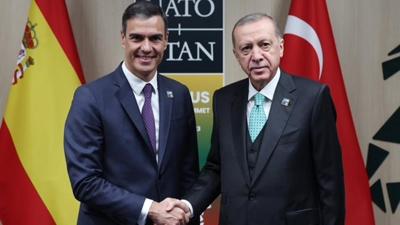 'Gazze �spanya'n�n �ampiyonlu�una sevindi'... Ba�kan Erdo�an Sanchez ile g�r��t�